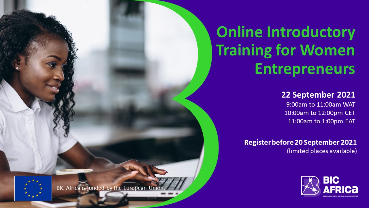 Online Introductory Training for Women Entrepreneurs