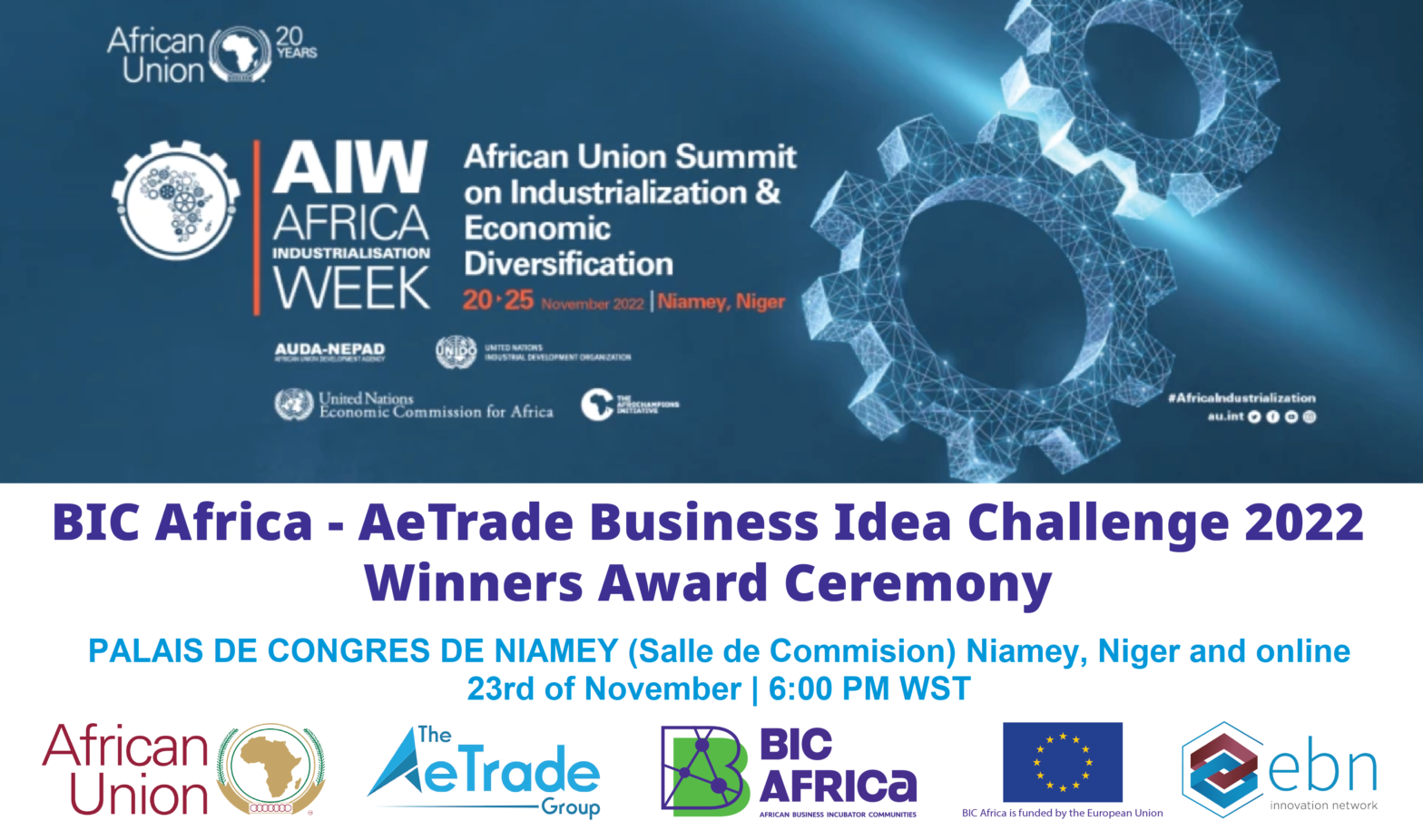 Join the BIC Africa – AeTrade at the Africa Industrialization Week (AIW2022)