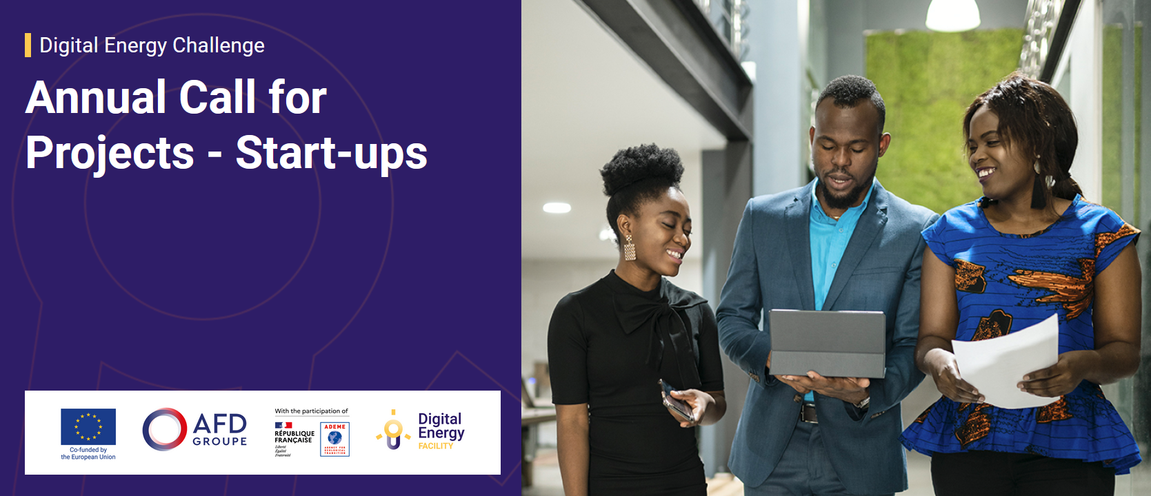 Digital Energy Challenge Annual Call for Projects – Start-ups