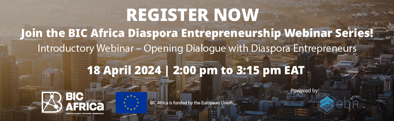 BIC Africa Diaspora Entrepreneurship Webinar Series