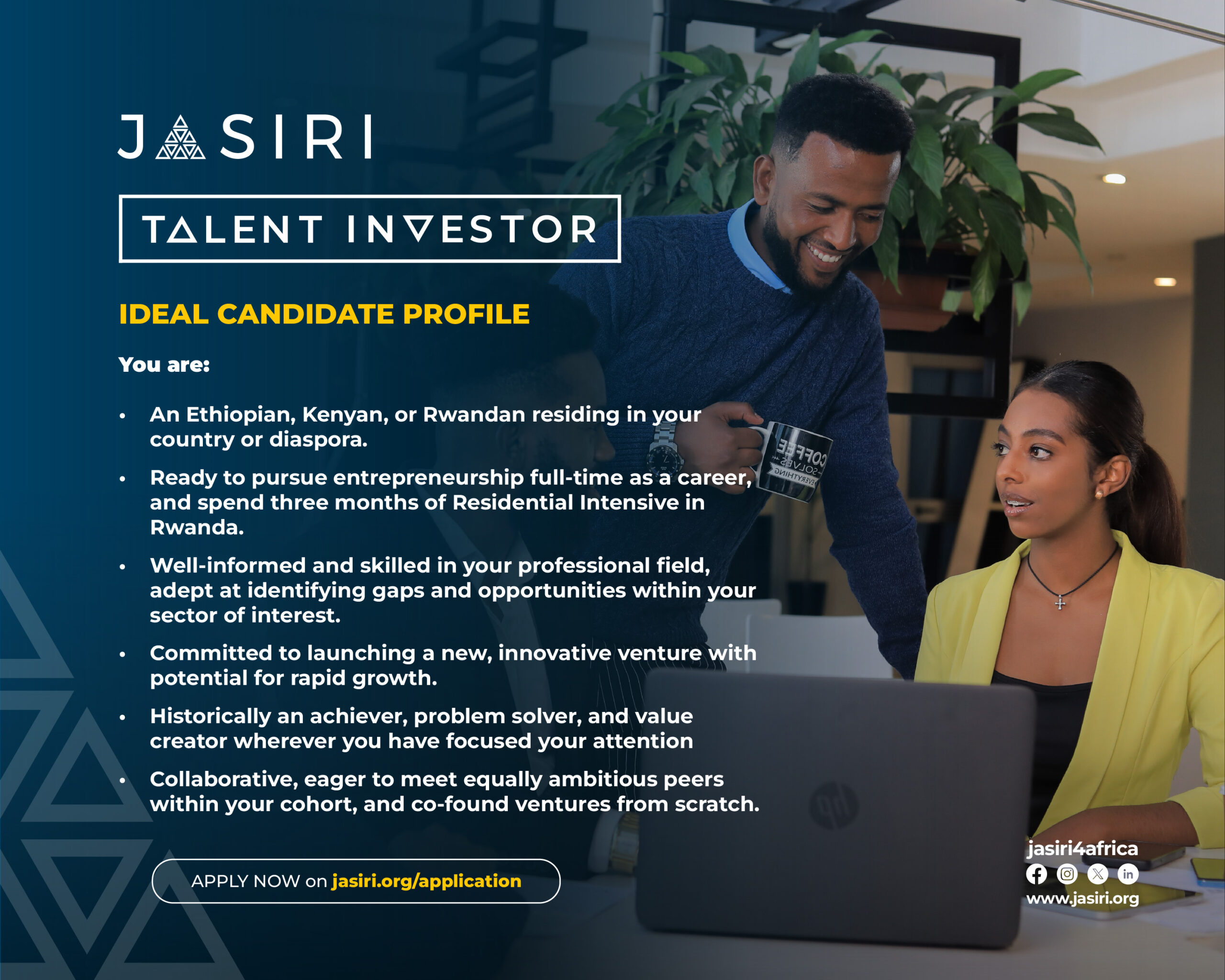 Jasiri Talent Investor Program Cohort 7