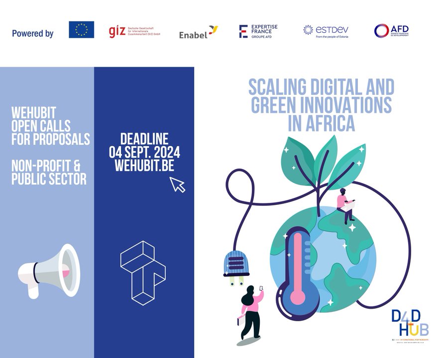 Call for proposals on digital and green innovations in Africa